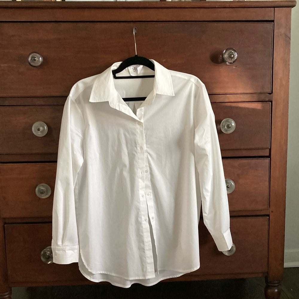 Moon Ryder White Button Down - image 1